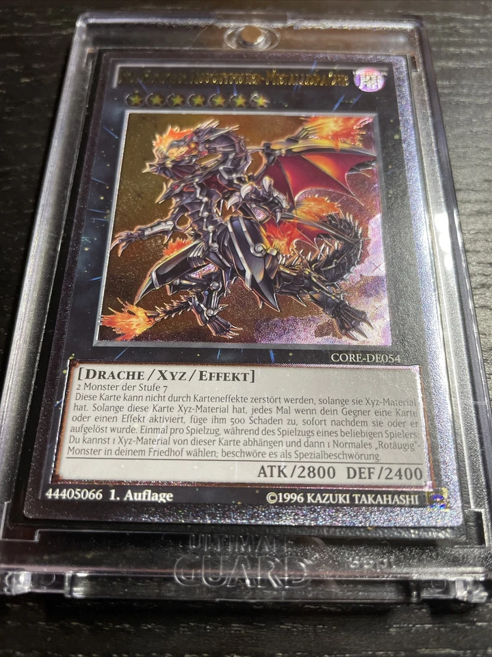 Yu-Gi-Oh! Rotäugiger Leuchtfeuer Metalldrache Ultimate Rare Near Mint CORE-DE054 - Bild 4 von 4
