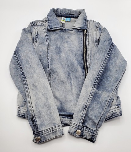 Ü Girls’ Stylish Jeans Jacket Zip Closure Size 8 Years Gently Worn - Picture 5 of 11