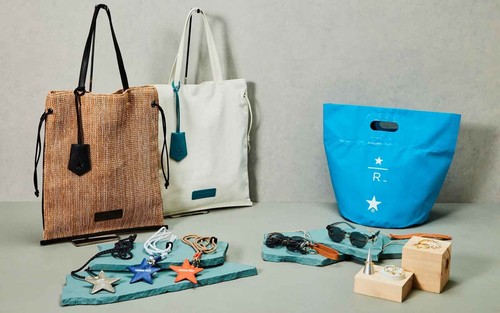 Limited Starbucks Coffee Japan x Converse Tokyo Gather Tote Bag Beige White Pre - Picture 7 of 11