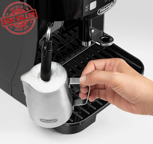 Magnifica S ECAM12.122.B Automatic Coffee Machine w/ Milk Frother & Espresso - Picture 4 of 12