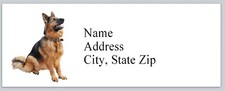 Personalized Address Labels German Shepherd (P 81)