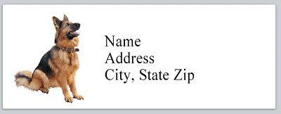 Personalized Address Labels German Shepherd (P 81)