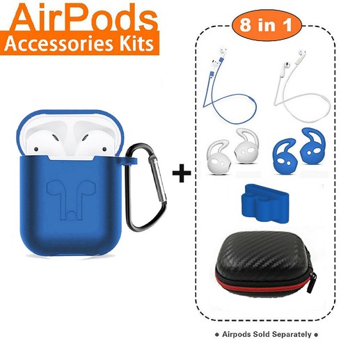 Per Apple AirPods 1/2 Custodia Silicone Resistente Antiurto Protettiva Completa Cover - Foto 16 di 29