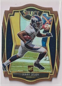 Jerry Jeudy 2020 Panini Select Copper Die-Cut Prizm Rookie #156 SP /355