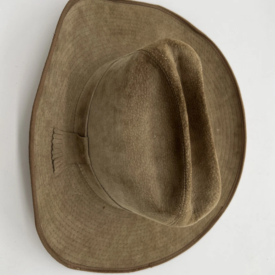 Sombrero de Vaquero Stetson Vintage Western Talla 6-7/8 Largo Ovalado Fieltro Tam Foto 2 de 4
