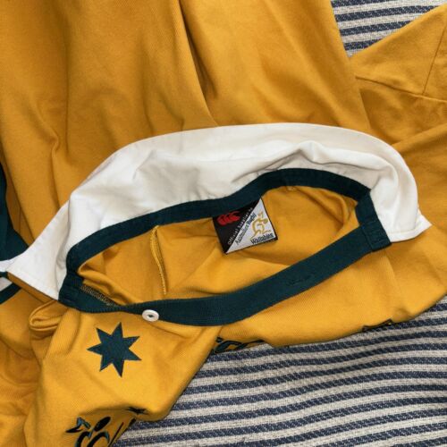 Vintage 2000s Australia Wallabies Rugby Shirt 3XL Canterbury Long Sleeve Jersey - Bild 22 von 24