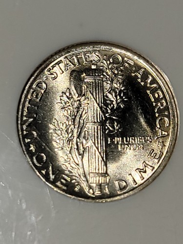 1940 S Mercury Dime MS67 NGC ANA Lustrous (near full bands) Beautiful Example - Picture 12 of 24
