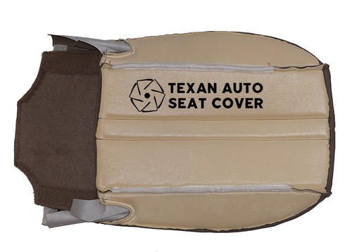 1997 1999 2000 2001 GMC Savana 3500 Cargo Van Driver Bottom Vinyl Seat Cover Tan - Picture 3 of 8