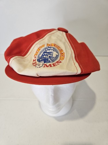 Vintage NEW ENGLAND TEA MEN Soccer Team NASL Snap Back Beret Cap L/XL - Picture 3 of 12