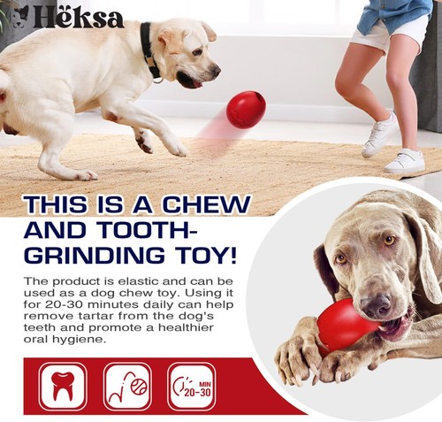 Heksa Egg Treat Dispensing Dog Toys & Interactive Dog Toys, Dog Chew Toys - Picture 5 of 9