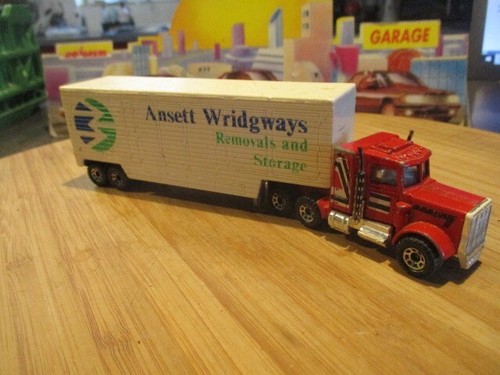 MATCHBOX-CAMION REMORQUE "ANSETT WRIDGWAYS" 1981-ECH 1/100 - Photo 1/5
