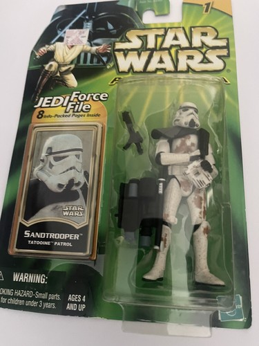 SEALED Star Wars Power of the Jedi Sandtrooper (Stormtrooper) 2000 Hasbro - Picture 3 of 8