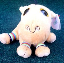 TY BEANIE BABY BOO PLUSH~JAMAL THE CAMEL WITH COLORFUL HUMP 6"~NEW