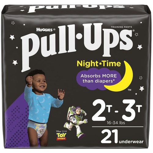 Pull-Ups Jungen Nacht Töpfchen Trainingshose Trainingsunterwäsche, 2T-3T, 21 Ct