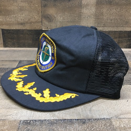K Products Federal Aviation Administration Trucker Hat Scrambled Egg Short-Bill - Picture 4 of 12