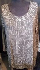 Multiples Blouse Size XL Armpits 25 In Shoulder Down 31 In Bottom 28 In