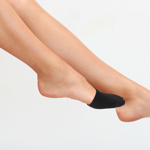 5 Pairs Cotton Half Socks Toe Topper Liner Socks Cover Invisible Socks for Lady - Picture 5 of 9