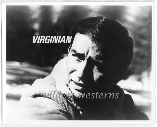 JAMES DRURY seltenes VINTAGE ORIGINAL Werbefoto WESTERN COWBOY Virginian