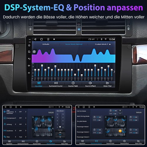 Android12.0 Autoradio Für BMW X5 E53 2000-2007 9" GPS NAVI WIFI BT RDS DAB+ 32GB - Bild 9 von 11