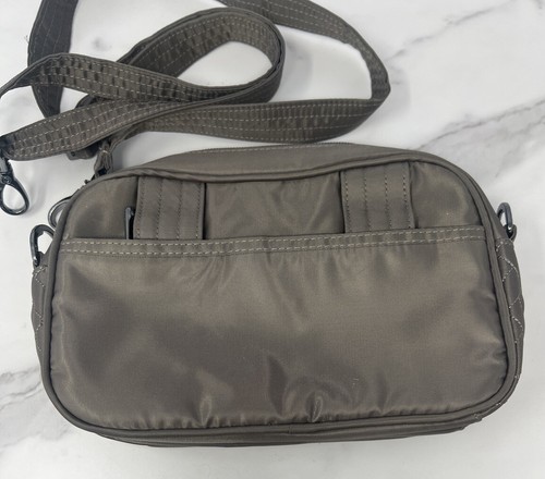 LUG Quilted Classic Carousel Brown Taupe Crossbody Bag Purse in Walnut EUC! - Picture 8 of 8