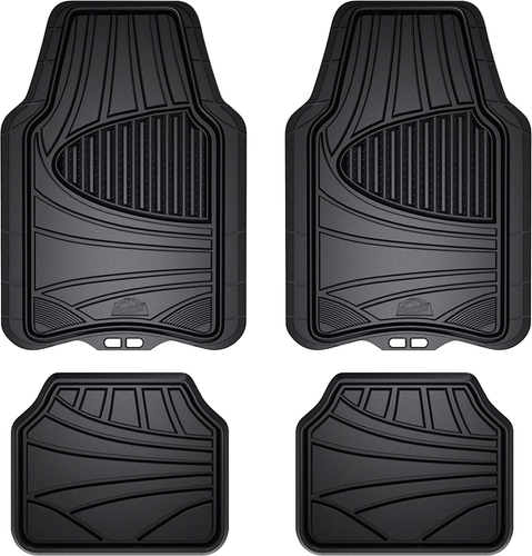 Tapetes De Hule Resistente Medidas Ajustables Para Carro Auto Camioneta Troca US - Picture 2 of 12
