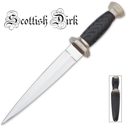 Celtic Scottish Dirk SGIAN DUBH DAGGER Knife NEW Scotland Kilt NEW - Picture 2 of 5