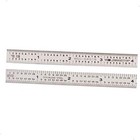 6 in Machinist Ruler Scale 5R 10ths 1/100 1/32 1/64 Graduation Flexible 1pc