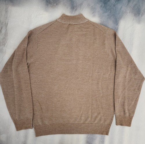 Peter Millar Breaker Birdseye Quarter-Zip Irish CreamMen's Size XL New - Picture 13 of 14