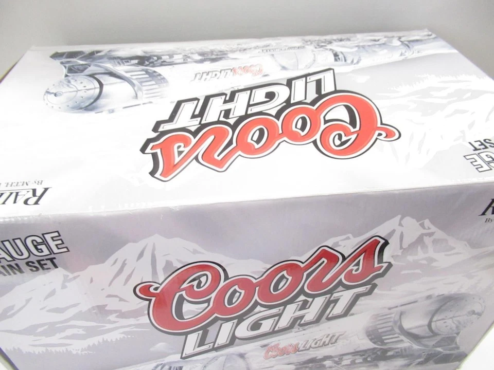 MTH TRAINS - 30-1433-1 COORS LIGHT TRAIN SET- MINT - H1 - Image 3 of 4