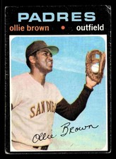 1971 Topps Ollie Brown #505 - San Diego Padres