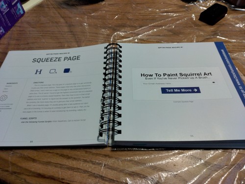 The Funnel Hackers Cookbook by Russell Brunson Spiral Bound - Picture 2 of 2