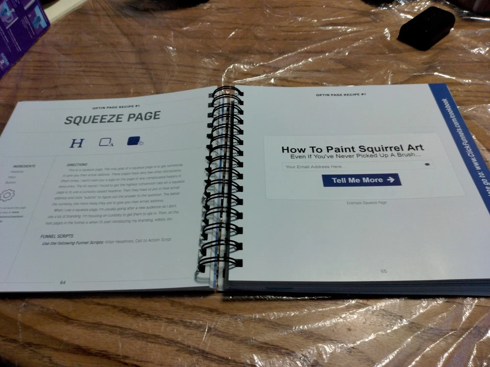 The Funnel Hackers Cookbook by Russell Brunson Spiral Bound - Image 2 of 2