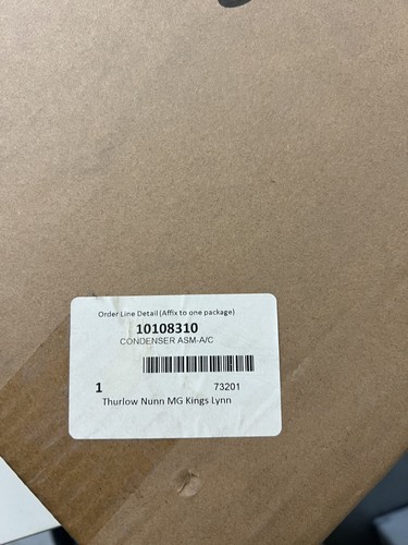 MG HS Front Air Conditioning Condenser OEM 10108310 - Picture 5 of 5