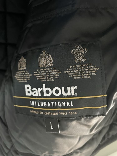 Quilted Barbour Biker jacket mens large - Picture 5 of 5