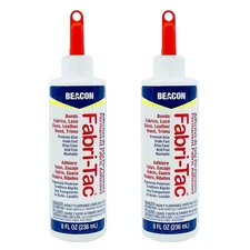 Beacon Glues Fabri-Tac Permanent Adhesive, 8 Ounce Bottle - Premium Crafting ...