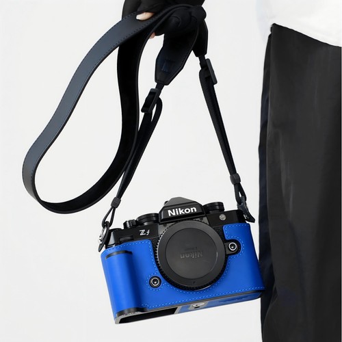 Cam-in Leather Camera Half Case With Strap For Nikon ZF Camera - Picture 60 of 67