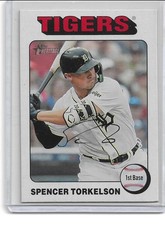 2024 Topps Heritage White Border Spencer Torkelson #438 (SP)