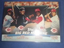 2001 Topps Chrome - Combos Ken Griffey Jr, Johnny Bench, Barry Larkin #TC7