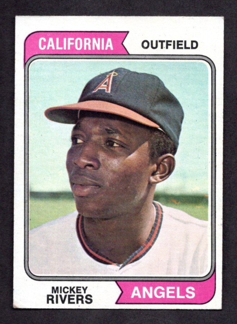 1974 Topps #76 Mickey Rivers VG+