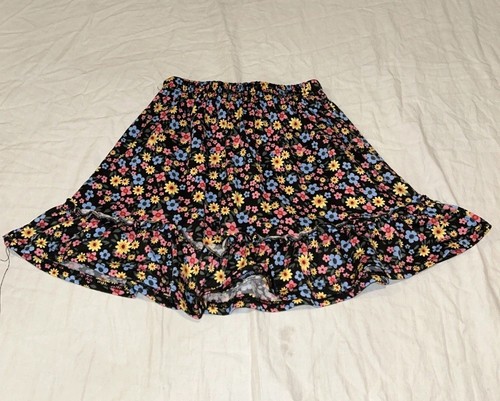 Dream Girl Size 8 Pull On Elastic Waist Multicolor A-Line Skirt - Picture 7 of 9