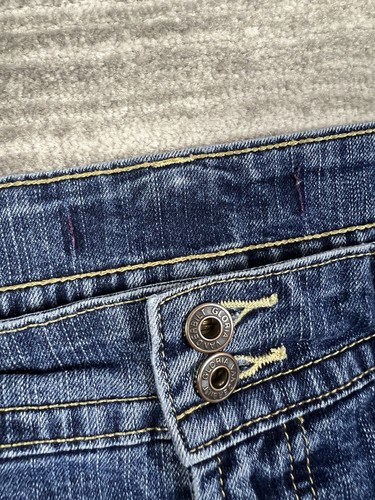 Gloria Vanderbilt Jeans Womens 14 Blue Capri Dark Wash Cuffed - Picture 10 of 10
