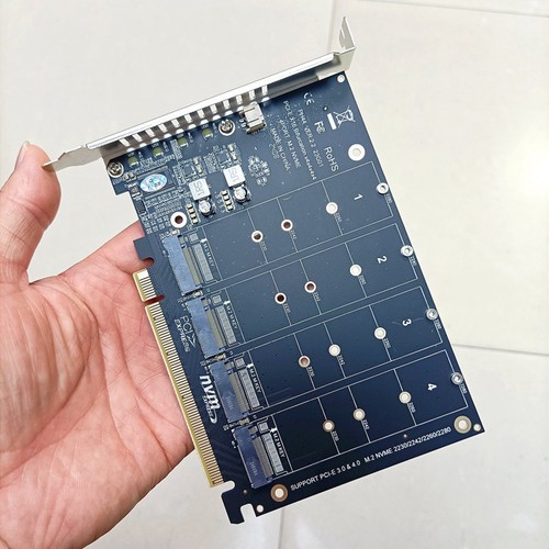 Festplattenerweiterungskarte NVME-Protokoll Disk Array Card Mainboard PCI-E1822 - Afbeelding 9 van 10