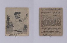 1948 Bowman Billy Johnson #33 Rookie RC