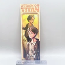 Attack On Titan Eren Yeager Bookmark Bonus Novelty Anime Manga Promo Japan Rare