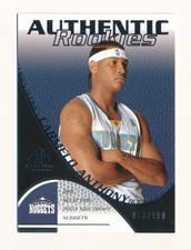 CARMELO ANTHONY 2003-04 SP GAME USED RC ROOKIE 13/999 *DENVER NUGGETS*
