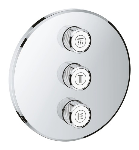 Grohe 29 122 SmartControl Triple Función Desviador Trim Only - Cromo