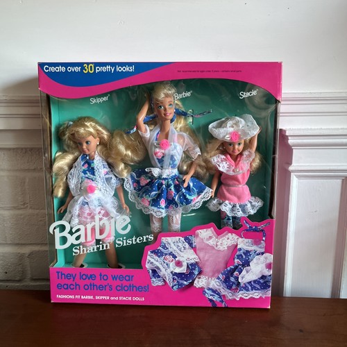 Barbie Sharin' Sisters Geschenkset Barbie Skipper & Stacie Puppen 1992 Mattel 10143