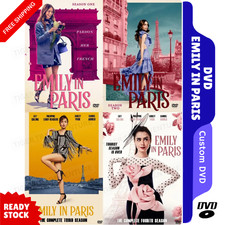 Emily in Paris DVD   Season 1 / 2 / 3 / 4 / All Seasons 1  4 Brand New CUSTOM DVD