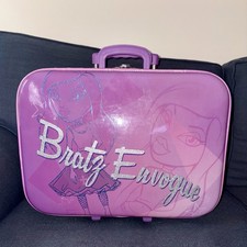 Bratz 2004 Y2K Purple Rolling Suitcase BRATZ ENVOGUE vintage luggage 18x13