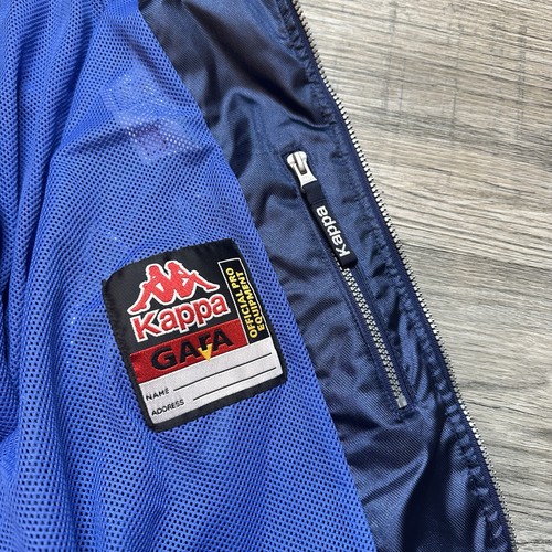 Vintage 2000 Kappa Italy Gara Jacket XL Windbreaker Italiana Giuoco Calcio - Picture 17 of 17